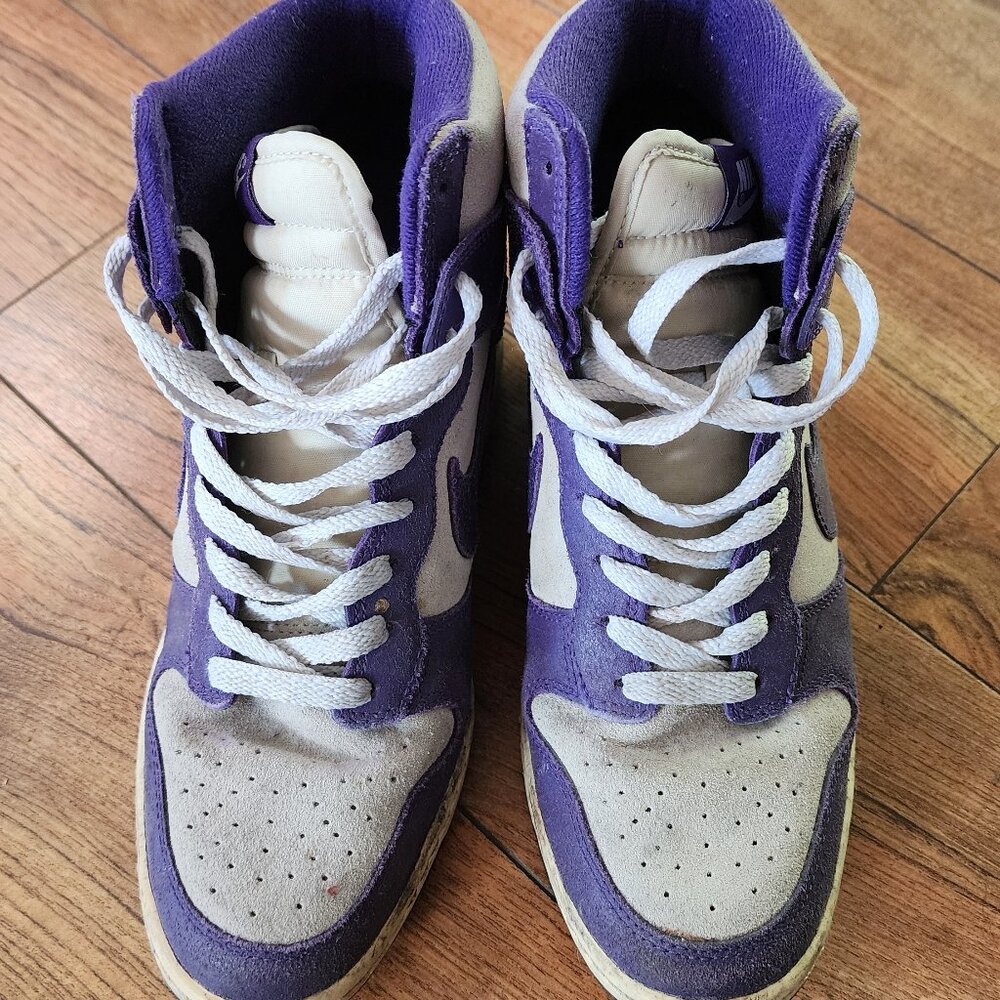 Nike Dunk Sky High Wedges Size 9